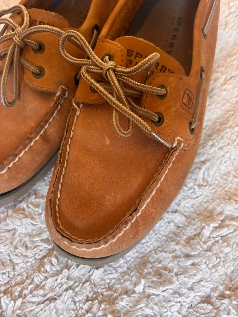 Sperry Topsider Classic Sahara  Leather Boat Shoes
